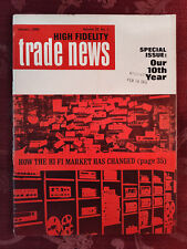 Revista NOTICIAS COMERCIALES DE ALTA FIDELIDAD enero 1966 ¡El mercado de alta fidelidad ha cambiado! segunda mano  Embacar hacia Argentina