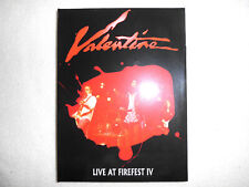 VALENTINE Live At Firefest IV (2008) EU DVD+CD Hard Rock OPEN SKYZ MINT&RARE !!! na sprzedaż  PL