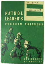 Caderno Vintage do Programa Boy Scouts of America Patrol Leaders 1962 comprar usado  Enviando para Brazil