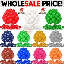 100 X Latex PLAIN BALOON BALLONS helium BALLOONS Quality Party Birthday Wedding, used for sale  Shipping to South Africa