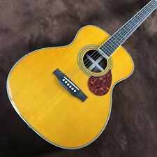 Guitarra acústica de madeira 40 polegadas OM42 superfície pintura amarela brilhante superfície comprar usado  Enviando para Brazil