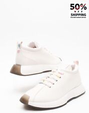 RRP€673 GIUSEPPE ZANOTTI Sneakers US7 UK4 EU37 Logo Round Toe Made in Italy for sale  Shipping to South Africa