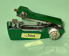 Máquina de costura portátil vintage Sun - Verde, usado comprar usado  Enviando para Brazil
