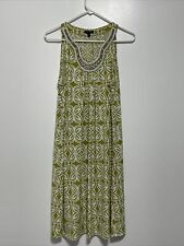 Kohl’s Apt. 9 Embellished Sleeveless Tent Dress, Flutr Green, Women’s Large for sale  Shipping to South Africa