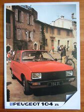 Peugeot prospekt 1983 gebraucht kaufen  Wiesloch