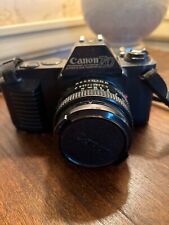 Câmera Canon T50 Vintage Filme 35mm Lente Analógica Canon FD 50mm, usado comprar usado  Enviando para Brazil