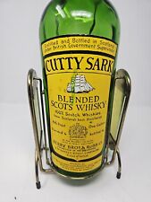 Botella de vertido de swhisky Sark vintage cortada promoción con soporte segunda mano  Embacar hacia Argentina