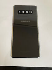 Genuine Samsung Galaxy S10 G975F Posteriore Indietro PLUS VETRO LENTE FOTOCAMERA coperchio della batteria usato  Spedire a Italy