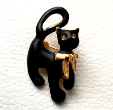 Broche chat noir d'occasion  Paris XV