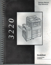 Gestetner Copy Printer Operator Manual Model 3220 for sale  Shipping to South Africa