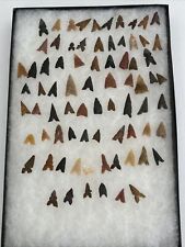 Texas Arrowhead Bird point Indian Artifacts Massive Lot Of 76, used for sale  Shipping to South Africa