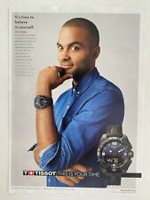 Anúncio impresso Tissot T-Touch Expert Solar Tony Parker 2016, usado comprar usado  Enviando para Brazil