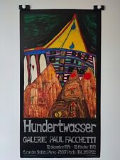 Hundertwasser affiche expositi d'occasion  Coucy-le-Château-Auffrique
