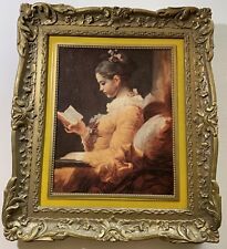 canvas young reading girl for sale  Selmer