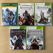 Assassin’s Creed Xbox 360 Pacote Lote de Trabalho 5x Jogos Brotherhood Revelations comprar usado  Enviando para Brazil