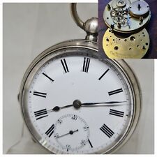 Reloj de bolsillo con palanca inglesa servido plata antiguo garantizado 1894 sin Ref3371 segunda mano  Embacar hacia Argentina