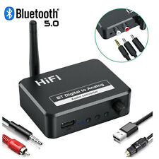 Hi-Fi Bluetooth 5.1 Ricevitore DAC SPDIF ottico a 3.5MM AUX 2 RCA amplificatore usato  Spedire a Italy