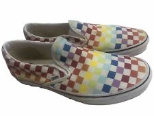 Sapatos de skate autênticos VANS, slip on multicoloridos femininos tamanho 13,5 masculino 11,5" comprar usado  Enviando para Brazil