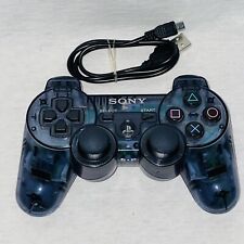 Sony PlayStation 3 PS3 DualShock 3 Smoke Controller Clear Transparent Slate Gray for sale  Shipping to South Africa