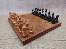 1957 juego de ajedrez soviético de madera antiguo juego de ajedrez de madera con tablero de 12 pulgadas segunda mano  Embacar hacia Argentina