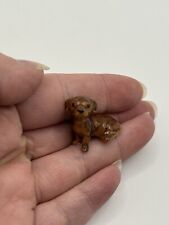 Estatueta miniatura aposentada Hagen Renaker Dachshund Weiner cachorro bugiganga comprar usado  Enviando para Brazil