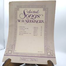 Partituras vintage, On the Shore por WH Neidlinger Selected Songs, Schmidt 1931 comprar usado  Enviando para Brazil