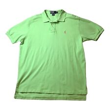 Polo Ralph Lauren verde algodão golfe camisa polo rugby tamanho XL logotipo pônei comprar usado  Enviando para Brazil
