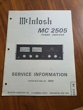 Mcintosh 2505 amplifier gebraucht kaufen  Hennef