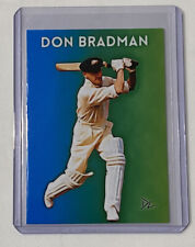 Don Bradman Limited Edition Artist Signed Australia Cricket Card 2/10 for sale  Shipping to South Africa