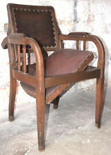 Silla reposabrazos silla Art Deco estilo silla de escritorio madera segunda mano  Embacar hacia Argentina