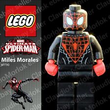⭐ LEGO Miles Morales Spider-Man Minifigure sh190 Marvel Spiderman 76036 usato  Italia