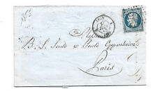 Timbre lettre 1855 d'occasion  L'Arbresle