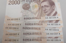 banconota 2000 lire usato  Crespellano
