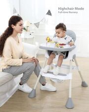 Baby High Chair 6 Months Plus, 2-In-1 High Chair with Footrest, Detachable Tray for sale  Shipping to South Africa