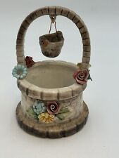 CAPODIMONTE Italy Porcelain Wishing Well Vintage Wedding for sale  Shipping to South Africa