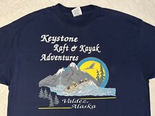 Camiseta Vintage Anos 90 Keystone Raft Caiaque Adventure Valdez Alaska, Extra Grande Nova comprar usado  Enviando para Brazil