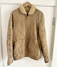 mens vintage sheepskin coat for sale  LONDON