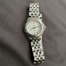 Relógio Wenger Swiss Military Lady moldura móvel 100m quartzo horas ~ data comprar usado  Enviando para Brazil