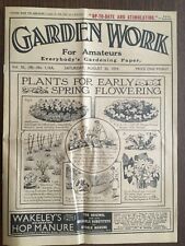 1934 garden work for sale  LYTHAM ST. ANNES