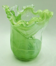 Vase green clear for sale  Warrensburg