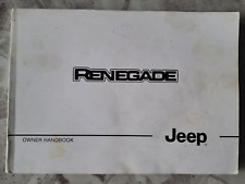 Jeep renegade owners for sale  GATESHEAD
