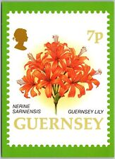 Postcard: Guernsey Flower Definitives - Nerine Sarniensis (Guernsey Lily) A86 for sale  Shipping to South Africa
