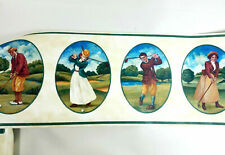 Lote de 5 rolos de papel de parede tema golfe borda Imperial #LT3021B golfistas golfe comprar usado  Enviando para Brazil