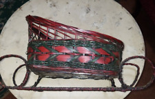 Wicker sleigh basket for sale  Tulsa