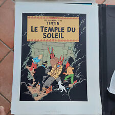 Hergé sérigraphie tintin d'occasion  Toulouse-