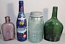 Lote de 4 botellas vintage y antiguas de la convención de la NSDA 1967, 1858 masón, frasco, usado segunda mano  Embacar hacia Argentina