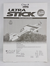 Manual de Instruções R C Avião Ultra Stick .40 Tamanho 2001 82 Páginas Hangar 9 comprar usado  Enviando para Brazil