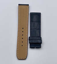 Baume & Mercier Classima cinturino orologio watch strap alligatore blu 22/20mm comprar usado  Enviando para Brazil