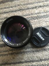 Nikon 85mm ais for sale  UK