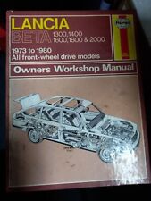 Haynes manual lancia for sale  BILSTON